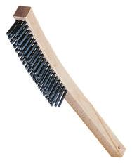 UTILITY WIRE BRUSHES Shoe Handle Style Wire Scratch Brushes 45776 & 45777 are perfect for removing residue, metal filings, coatings, paint, and