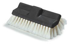 Flo-Thru Dual-Surface Brushes Dual Surface block design keeps the bristles working at almost every angle 36497, 361297 have five-hole fountain-style foam block to evenly distribute water across the