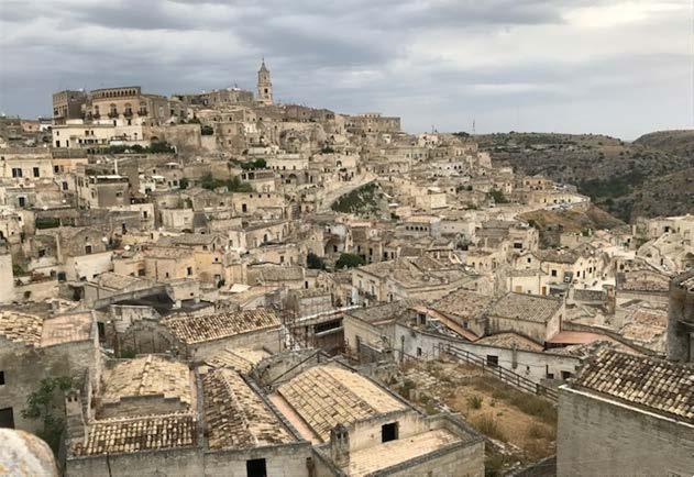 Visit the Trulli at Alberobello and then to Polignano on the Adriatic coast. (B,L,D) Day 10 - Monday 10 th September Transfer to Matera Matera is a haunting and beautiful place.