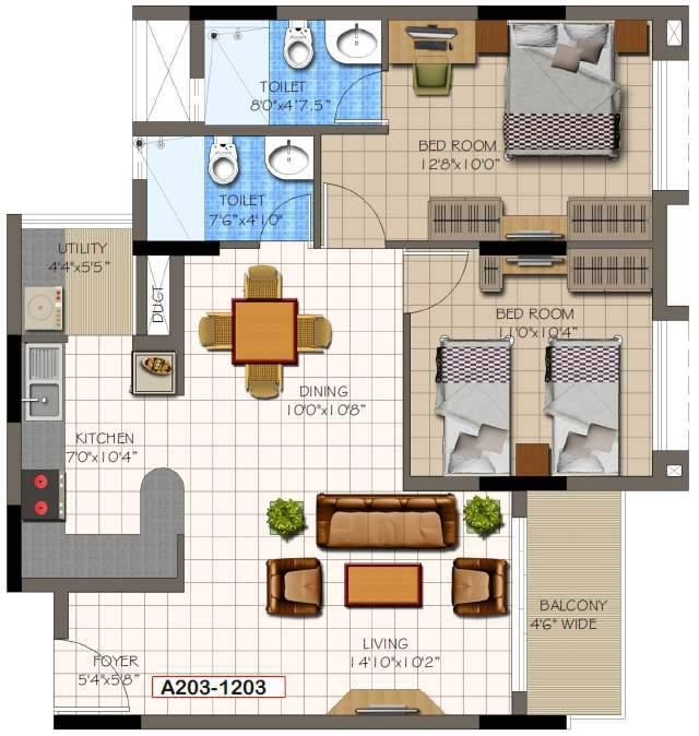 Insert - Front TYPICAL 2nd -12th FLOOR PLAN