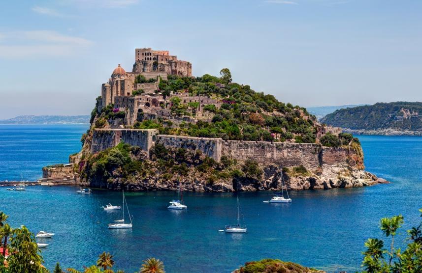 Then, don t miss the opportunity to visit the stunning Castello Aragonese, a castle built in 474 B.