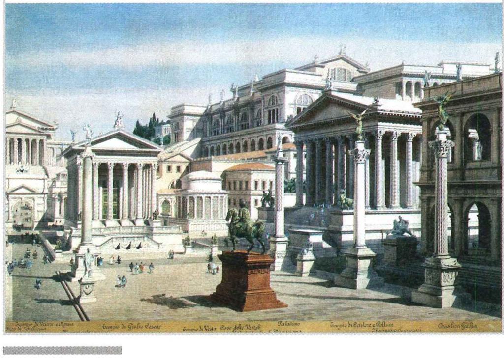 Larger columns and greater heights reflected the Roman taste for the monumental. Ultimately, Roman architects also developed the capacity to build domed structures-a feat of engineering.
