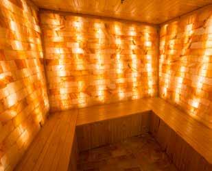 The Chichagof Dream features this Himalayan salt room.
