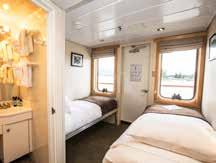 ROOM SALT AA STATEROOMS/CATEGORIES SHIP SPECIFICATIONS Passengers: 74 + Length: 207 feet Staterooms: 37 Cruising Speed: 8 knots A Deluxe Suite: Two-room suite,