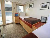 49* + Length: 143 feet Staterooms: 25 Cruising Speed: 9 knots A 18 ALASKAN DREAM CRUISES 2018 Deluxe Suite: One queen bed with two chairs; or replaced with one