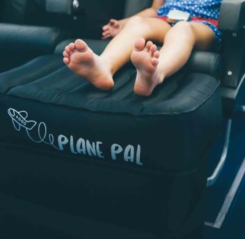 Plane Pal is also inflatable/de-flatable to ensure minimum disruption to the cabin for the storage of passenger items during taxi, take-off and landing.