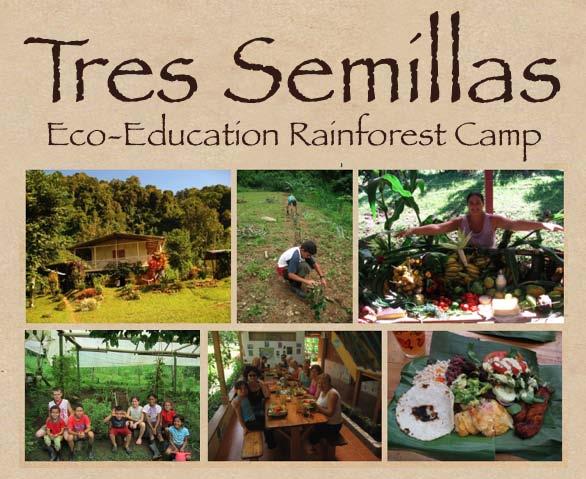 About Finca Tres Semillas Located next to Buenaventura, Finca Tres Semillas Eco-Education Rainforest Camp is a working family farm located on the border of a 150,000-acre primary rainforest reserve.