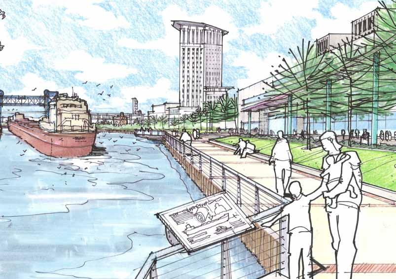 T h e C a n a l B a s i n D i s t r i c t P l a n, C l e v e l a n d, O h i o - 2 0 0 9 F i n a l R e p o r t The Canal Basin District Plan creates a new green infrastructure for the city of