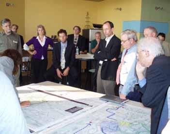 The plan was developed through a series of TAC and public meetings. The meetings produced a number of maps showing desired trail routes and/or connections.