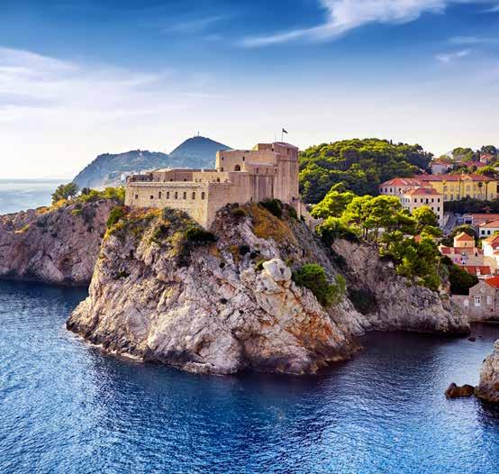 Dubrovnik Castle, Croatia Makarska Riviera, Croatia GUIDED TOUR: SOUTH ADRIATIC COASTLINE - KOTOR (MONTENEGRO) - MAKARSKA RIVIERA - SPLIT - TROGIR The South Adriatic Coastline is arguably one of the