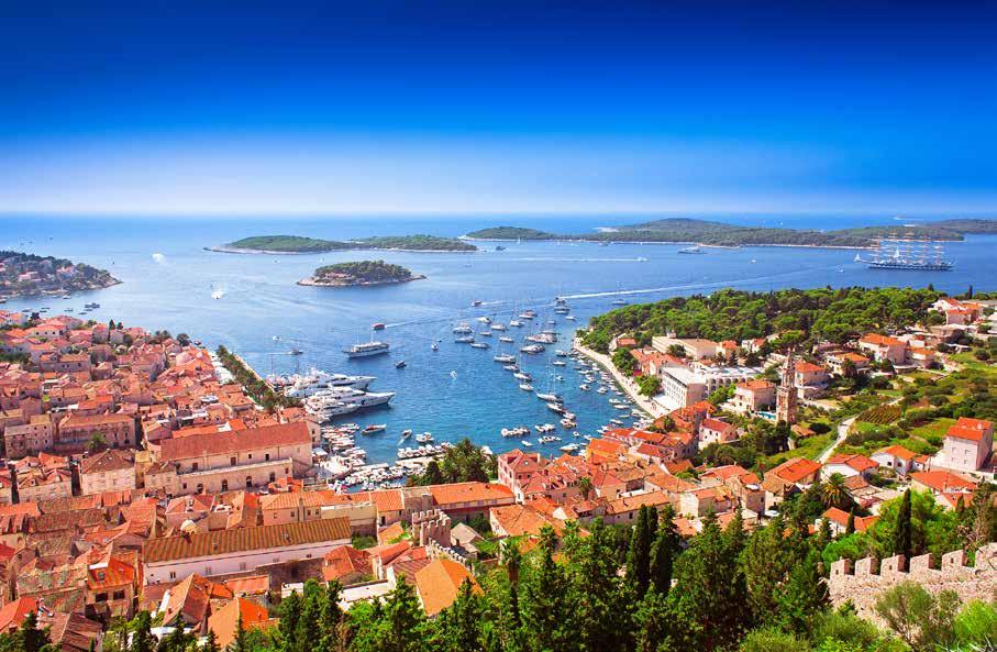 INTRODUCING HVAR ISLAND Hvar, the Queen of the Dalmatian islands, is a destination which attracts a stylish and trendy crowd throughout the year.