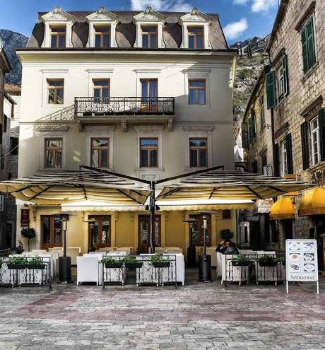 7 nights 829 989 1,159 1,019 Half Board 26 Junior Suite 20 This super stylish boutique hotel is situated in the old town of Kotor, allowing for easy exploration of this ancient city that is a UNESCO