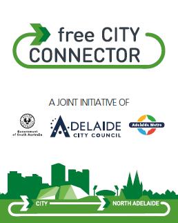 Adelaide 98A and 98C links the city and North Adelaide every 30 minutes, seven days a week