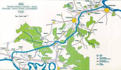 Glavni od tih projekata su: - Izgradnja i modernizacija Luke Vukovar i riječnih luka u Osijeku, Slavonskom Brodu i Sisku (Zagrebu), te izgradnja novih luka na budućem kanalu Dunav Sava, u skladu sa