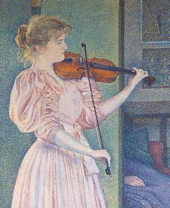 The sixty works or so on display trace the growing presence of music in painting.