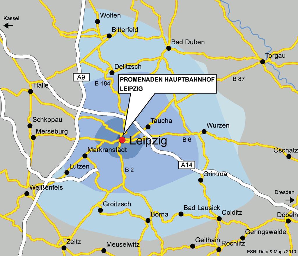 Accessibility / Catchment Area You can reach easily by train, by car or by public transport