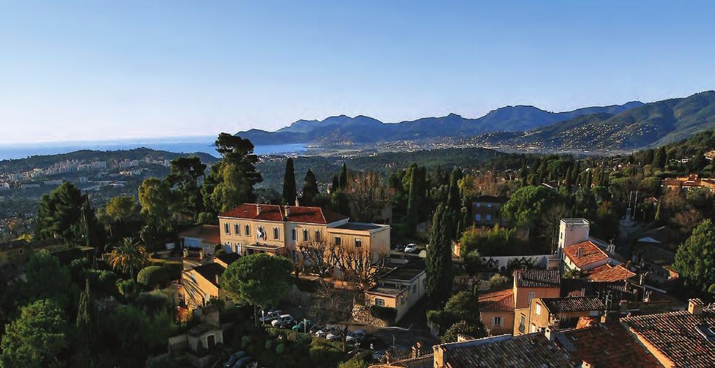 Above: A view across picturesque skyline, towards Cannes and the Med, which are just 15 minutes drive away IMAGES: OT mougins; restaurant paloma; Musée d Art Classique et Moderne is like any other