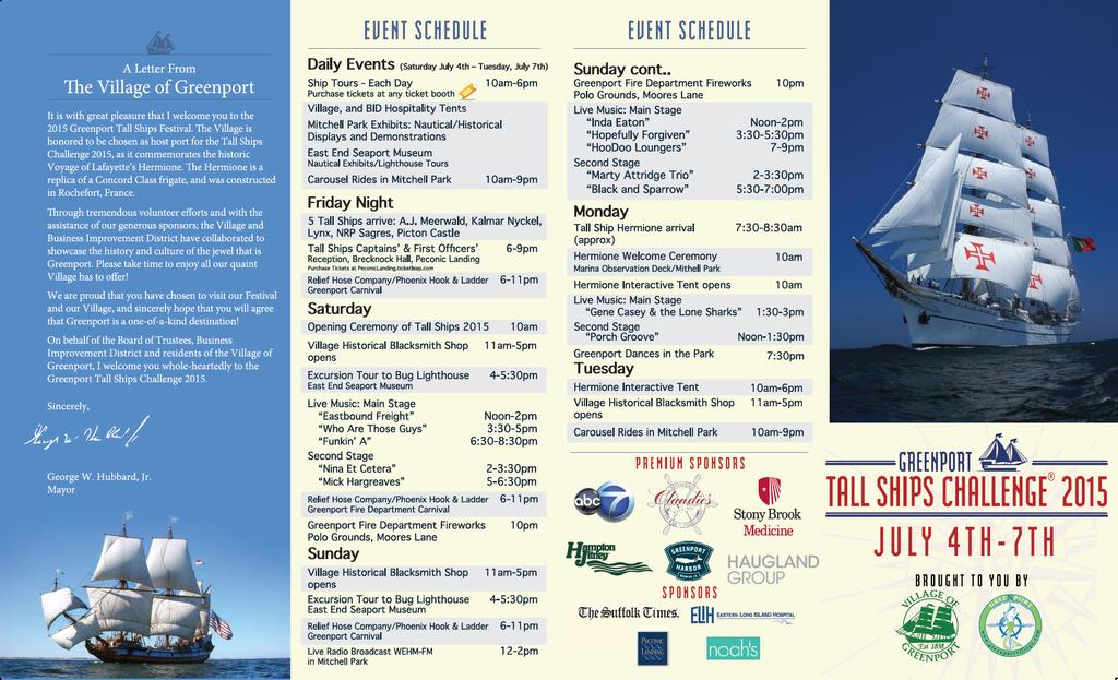 Greenport Tall Ships Challenge Festival