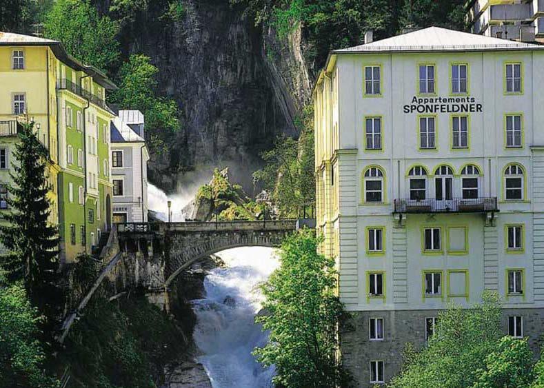 Architecture & Spas The unique architecture of Bad Gastein was inspired by Emperor Franz Josef I who came to Bad Gastein for hunting and the natural, healing thermal waters.