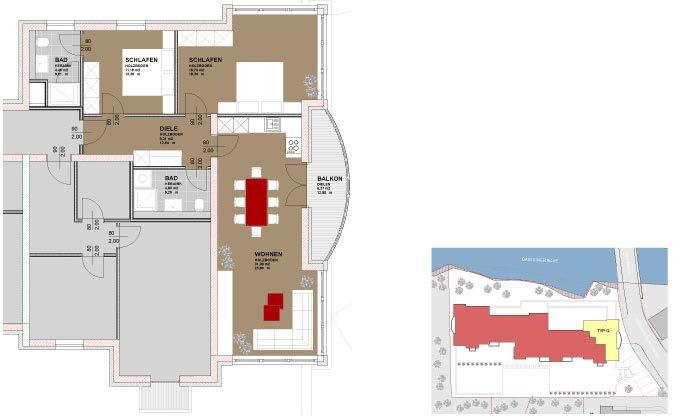 Apartment 13, 80m 2 - Second Floor Net Price - 350,000 euros Apartment 14, 44m 2 -