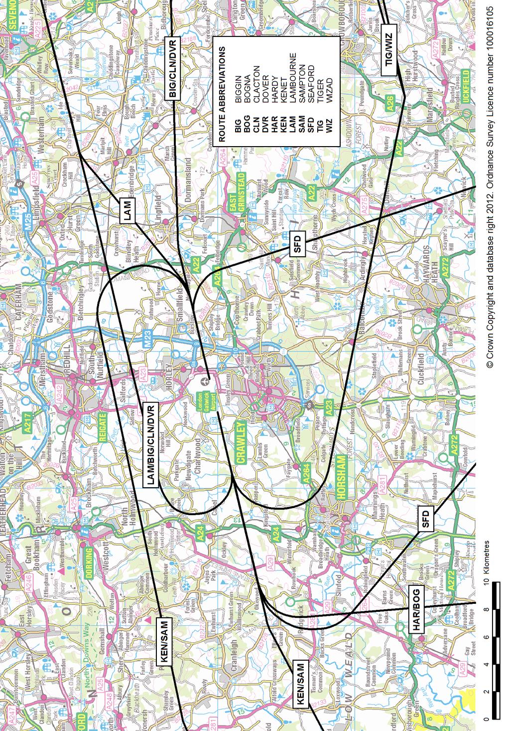 Strategic Noise Maps for Gatwick Airport 2011 Figure 2 Gatwick