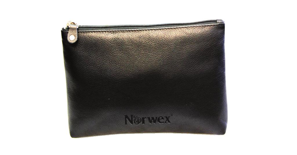 The top side is navy blue and Norwex branded, to let everyone