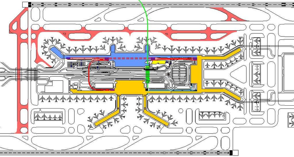 Changi Airport Terminal 3 EXISTING SOUTH CROSS TAXIWAY PROPOSED 2 ND SOUTH CROSS TAXIWAY RELOCATED TAXIWAY TERMINAL 3 TERMINAL 2 RUNWAY 1 PROPOSED RAPID EXIT TAXIWAY LOCATION OF MRT STATION NEW