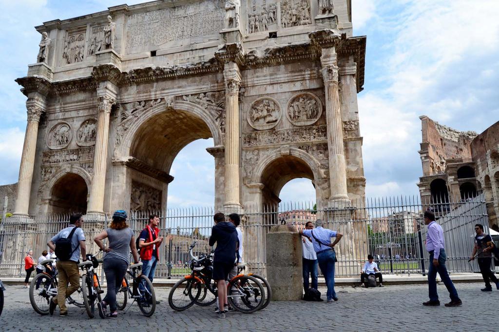 ROME BIKE TOUR WITH FOOD TASTING Price: 40 per adult 4-10 years old 50% OFF Schedule: daily at 10am Duration: 3 hours Included: Small Tour experience, Tour Leader, bike rental, headphones, helmet,