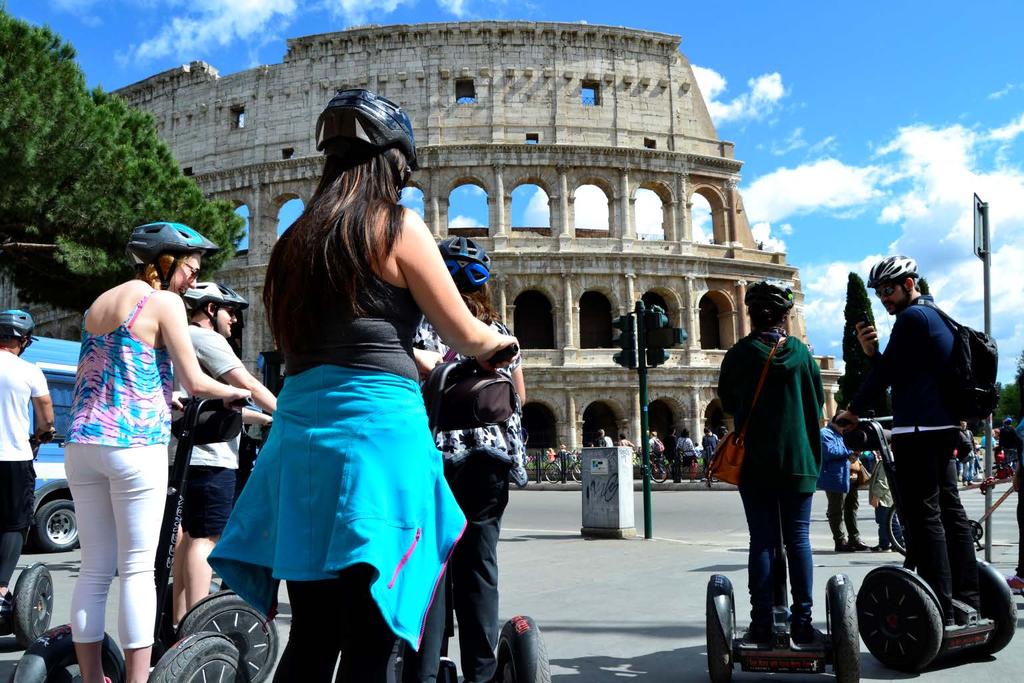 ROME SEGWAY TOUR Experience the Colosseum through our exclusive Virtual Reality time journey.