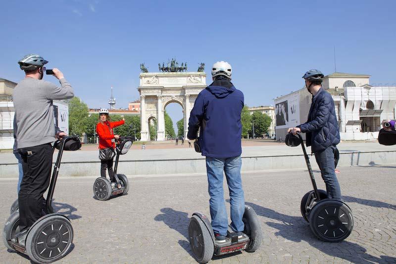 MILAN SEGWAY TOUR Price: 75 per person Schedule: daily at 9:30am and 2:30pm Duration: 3 hours Included: Small Group experience, Tour Leader, Segway rental, orientation session, headphones, a helmet