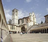 Its medieval art masterpieces, such as the Basilica of San Francesco and paintings by Cimabue, Pietro Lorenzetti, Simone