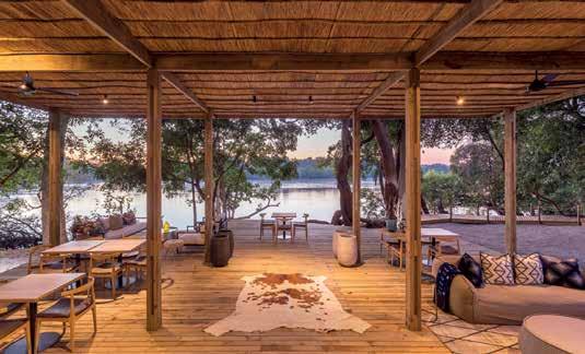 Panoramic Vistas of the ever-changing hues of africa s infinite skies A fresh and contemporary interpretation of the classic safari lodge - Victoria Falls Island Lodge combines