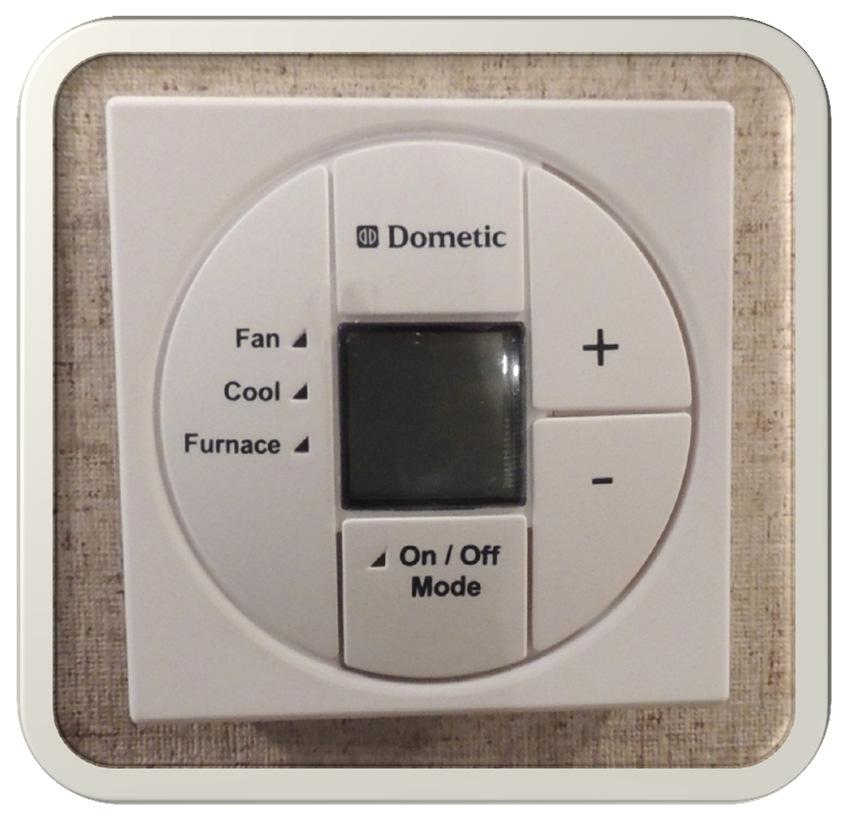 All r-pods are equipped with digital thermostats.