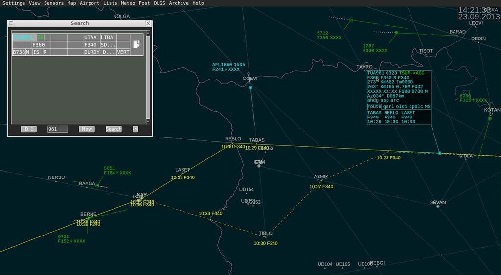 ATC System Flight Data Processing