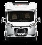 With the chic c-line semi-integrated motorhome, you are stepping up to
