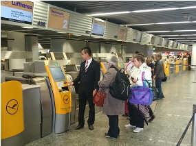 facilities will reduce queues Some baggage will be checked off-airport (hotel,