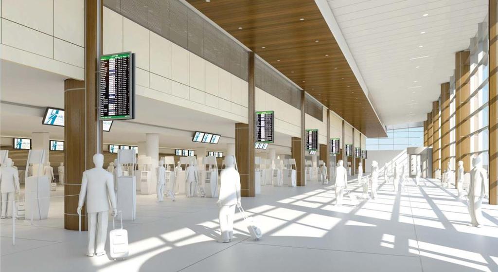 Halifax Airport Common Use Self Service Anticipated Outcomes: 14 carriers operating in check-in hall Common use backbone