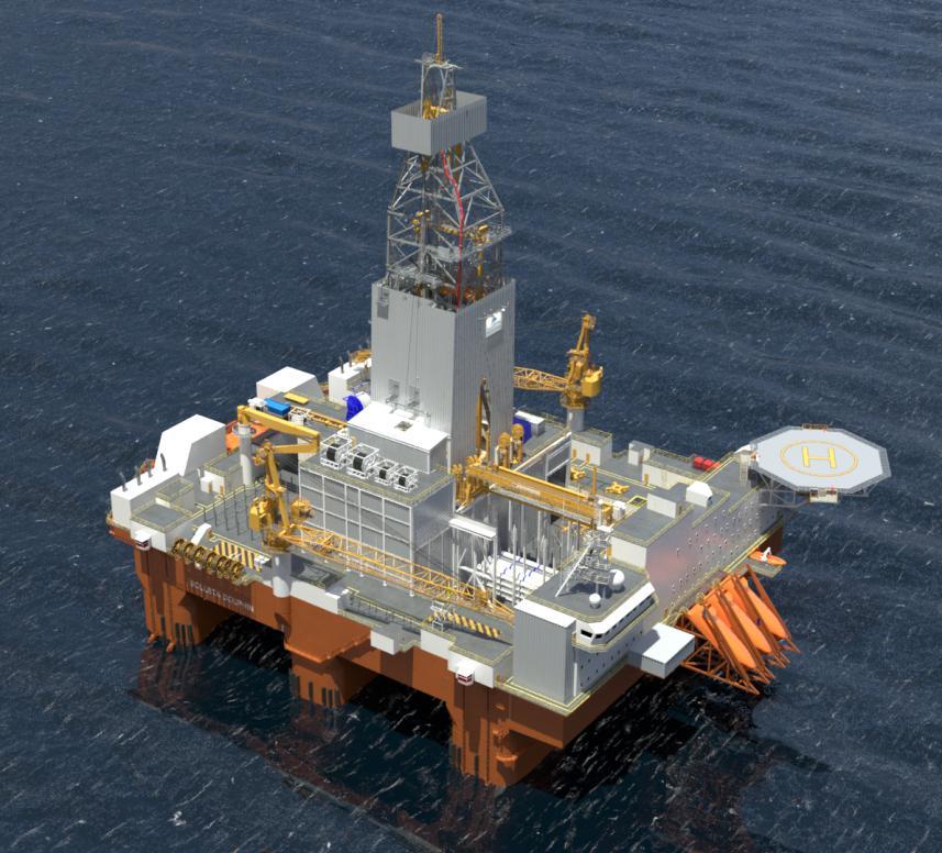 Bollsta Dolphin Moss Maritime CS 60 E (Enhanced) design from HHI Estimated delivery 1Q 2015, total cost estimated to USD 740 million including two BOPs Steel cutting in