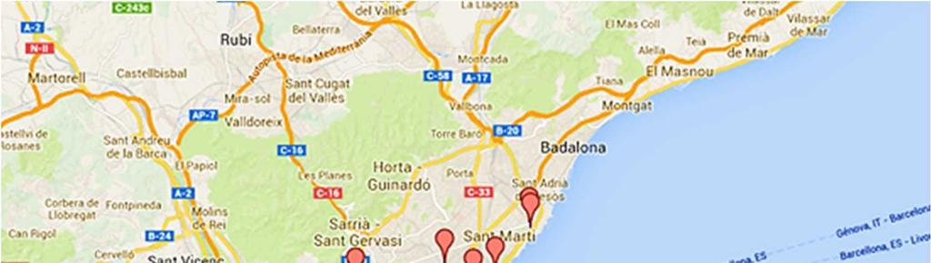 BARCELONA Venue Location Map CCIB Hilton