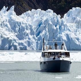 on board of Cruise Leal and visiting the Upsala Glacier (one of the largest) and the