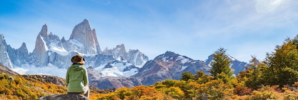 Chalten full day: Free Trekking Full day tour departing from El Calafate with selfguided trekking in the Chalten area towards Mount Fitz Roy, Laguna