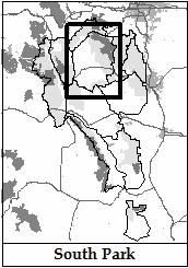 Eleven complexes centered on geographical features encompass sections of the Pike-San Isabel National Forest, adjacent