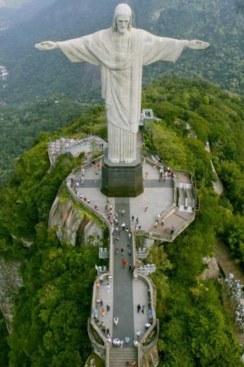 RIO DE JANEIRO OPTIONAL TOURS STATUE OF CHRIST BY COGWHEEL TRAIN Pick-up by bus at your hotel and transfer to the Corcovado Train Station at the bottom of Corcovado Mountain.