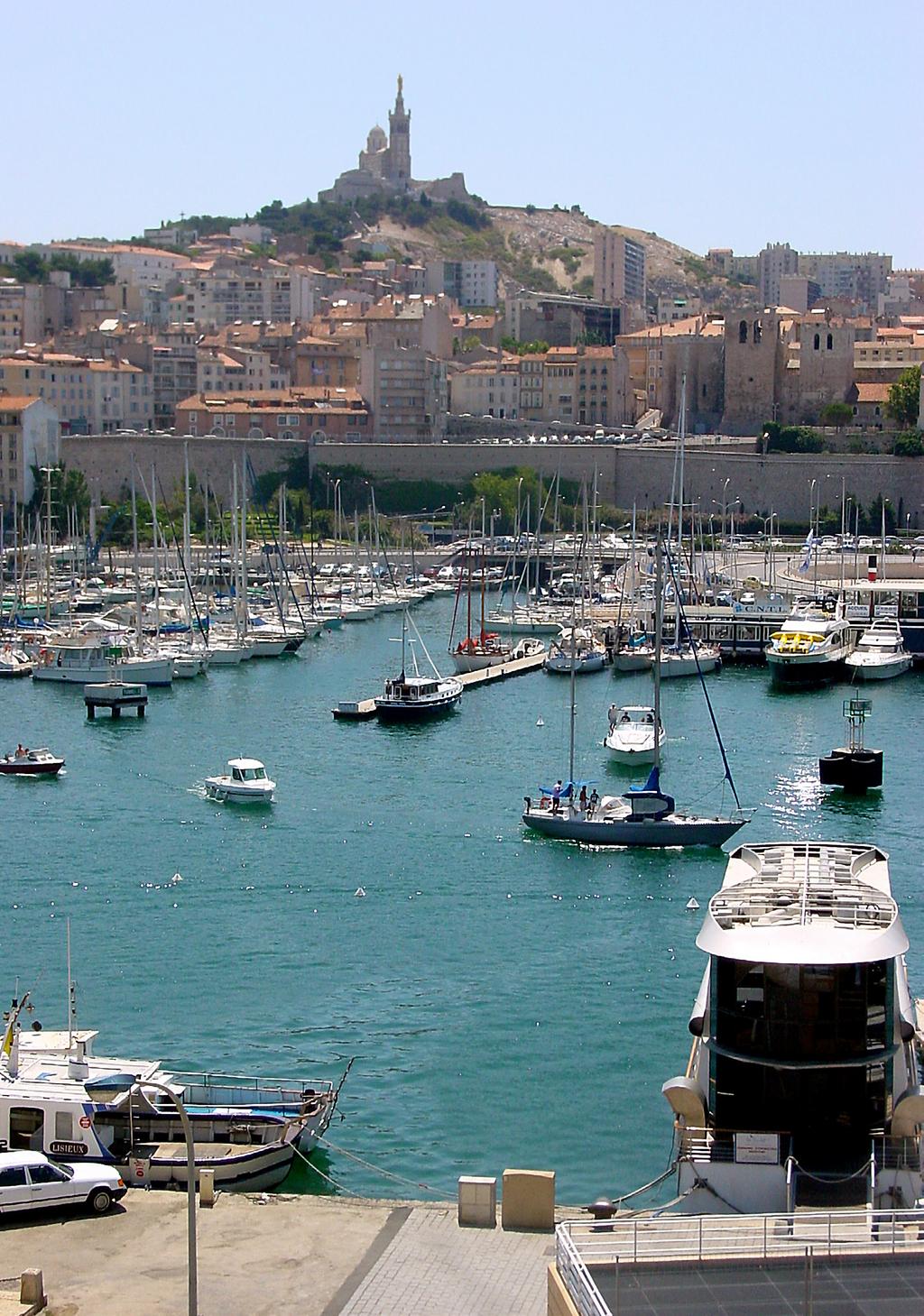 MARSEILLE, FRANCE Marseille France has many interesting tourist attractions, museums and famous city landmarks.