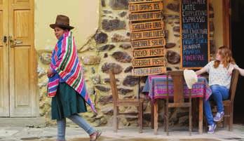 PERU UNCOVERED $3,125 14 S Bathe in a hot spring in Chivay Spend a night at a Colca Canyon lodge Spot soaring Andean condors Meet local villagers on Lake Titicaca Explore the sights of colonial View