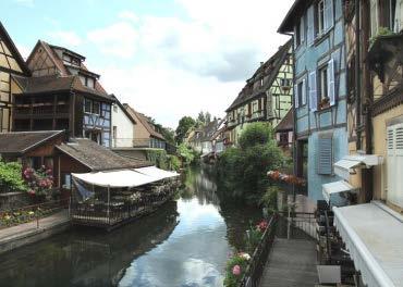 Colmar's Germanic and French architectural heritage was spared by the frequent wars that ravaged this area. Highlights include the Koïfhus, Pfister House, and the House of Heads.