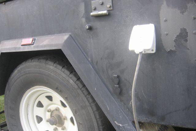 The sockets on the tailgate.