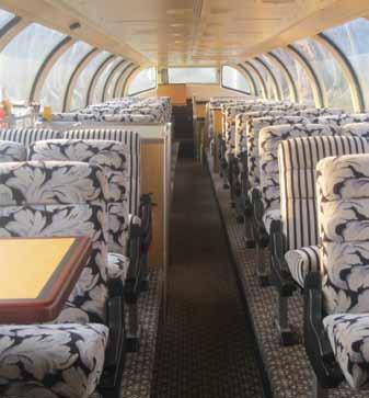 FEB-MAR SEASONAL NEW Early Booking discount Boomer 50+ Savings Group Savings Exclusive, reserved Dome Car plush seating including 1st class Dining Car Service and meals.
