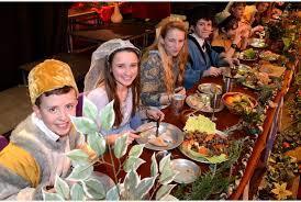 Medieval Banquet: Spend an evening enjoying a sumptuous repast from times long ago; costumes