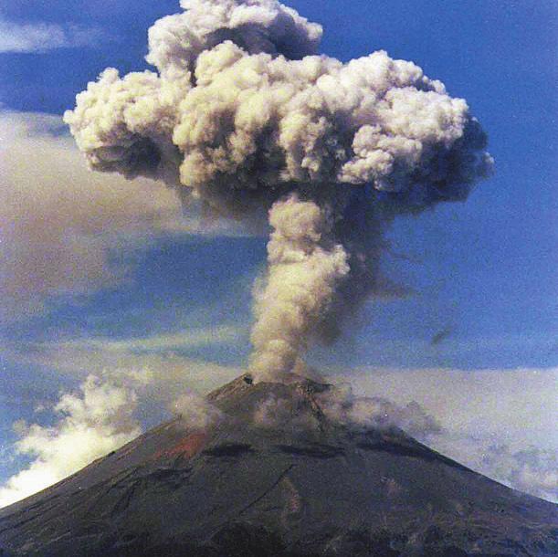 PUEBLA, MEXICO, DECEMBER 19, 2000 Yesterday, Mount Popocatépetl erupted, spewing out glowing five-footlong rocks for miles in one of its largest eruptions in a thousand years.